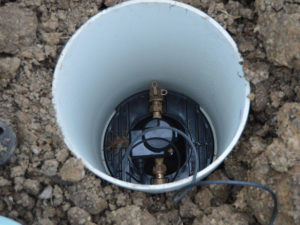 water meter install